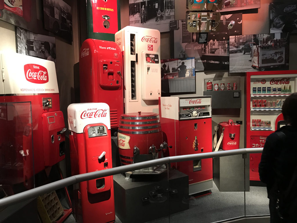 All of the Coca-Cola vending machines