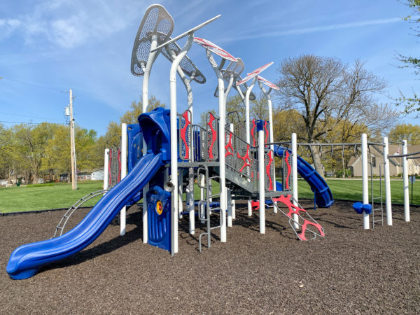 slides at city park