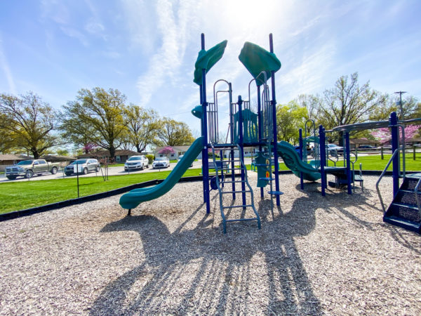 Spring Hill playground with slides
