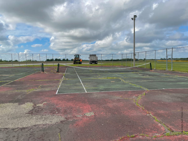 tennis courts at Edgerton parks