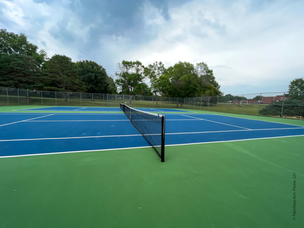 tennis courts at Bluejacket in Overland Park