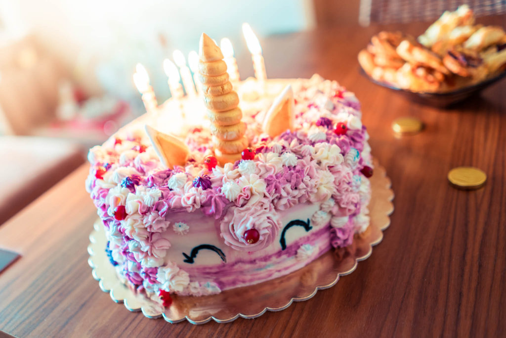 unicorn birthday cake