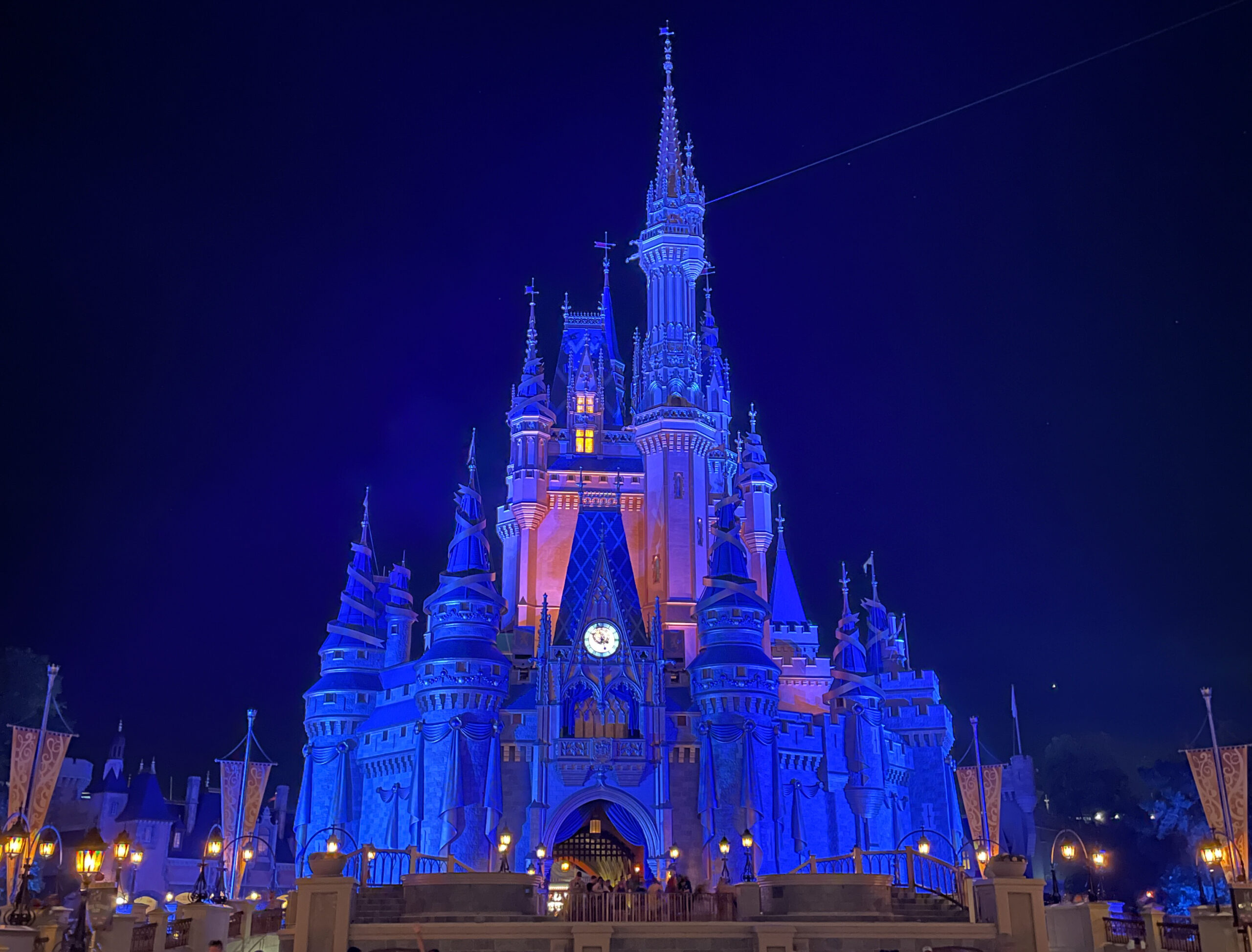 Walt Disney World Castle at night