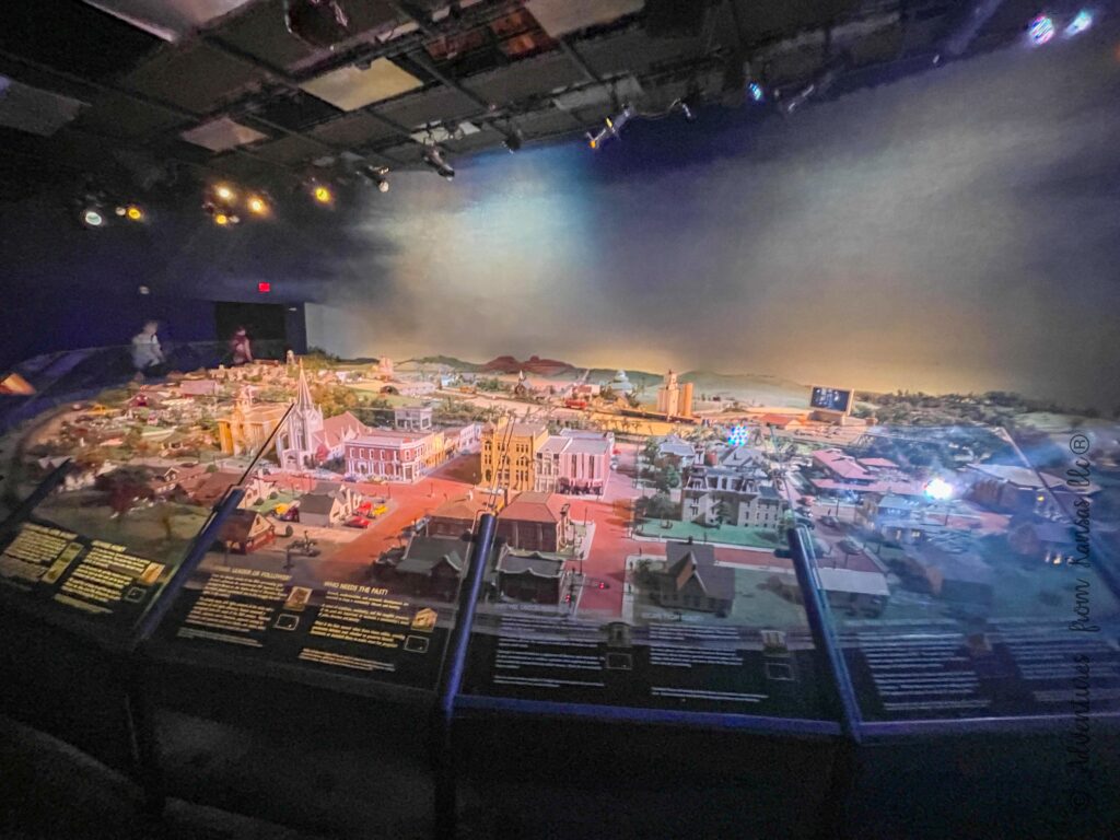 miniature kansas model train display